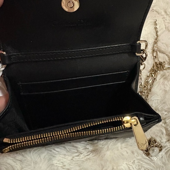 Dior black wallet with chain crossbody - Picture 6 of 7